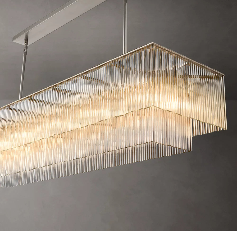 Amadeo Rectangular Chandelier 72"