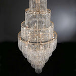 Alleri Crystal Foyer Chandelier, Gold