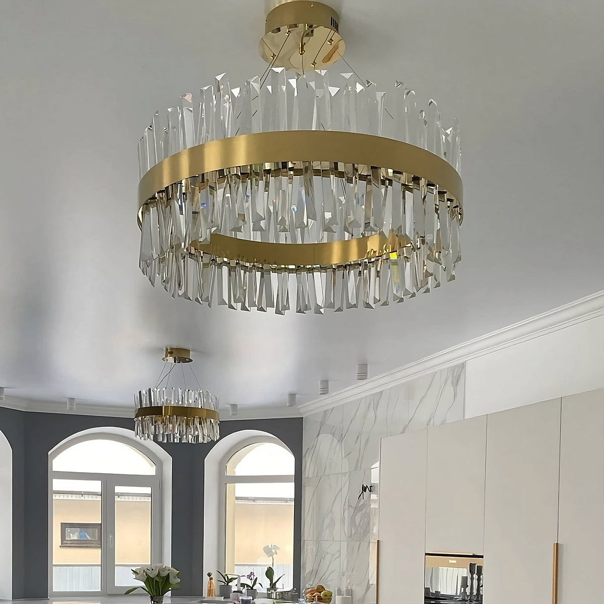 Calvi Crystal Modern Chandelier
