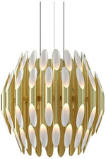 Chimes 24.5" Wide 2 Tier Satin Brass Pendant