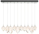 Chrysalis 44.5"W 10-Light Platinum Mixed White Crystal Standard Pendan
