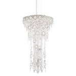 Circulus 44.5"H x 24"W 6-Light Crystal Pendant in Polished Stainl