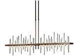 Cityscape 51.9" Wide Large Bronze LED Pendant With Sterling