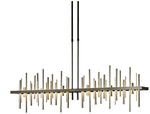 Cityscape 51.9" Wide Large Oil Rubbed Bronze And Soft Gold LED Pendant