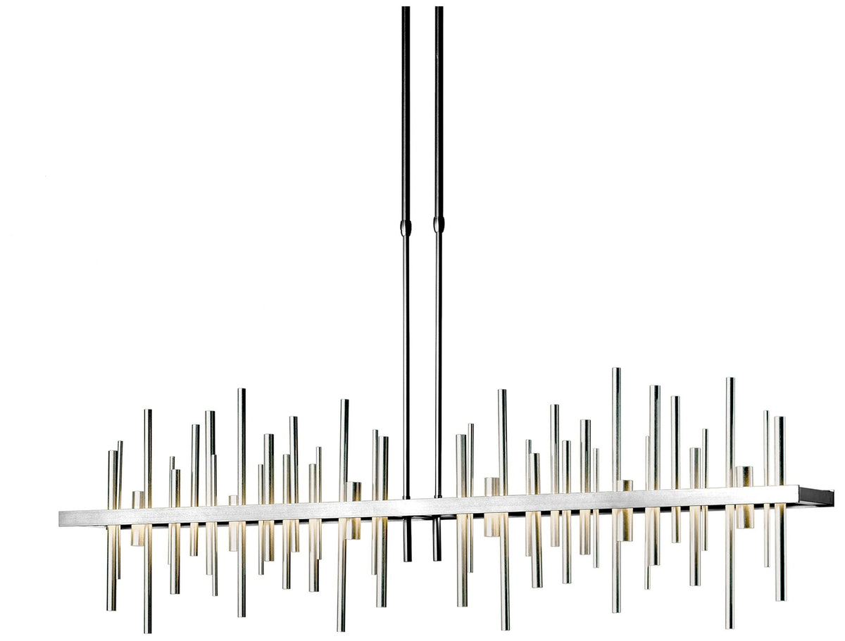 Cityscape 51.9" Wide Large Sterling LED Pendant With Sterling