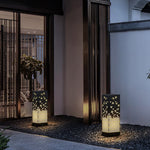 Classic Hollow Carved Asian Style Garden Landscape Lighting Decorative Lamp
