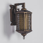 Classical Hollow Pattern Outdoor Waterproof Wall Lamp for Villa Courtyard Corridor