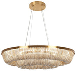 Coasfri 1-Light LED Gold Fringe Chandelier