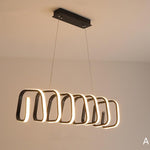 Triangular Pendant Lighting Acrylic LED Kitchen Dining Room Lighting Ceiling Light