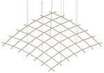Constellation Aquarius Major Chandelier - Brass - White Optical Lens