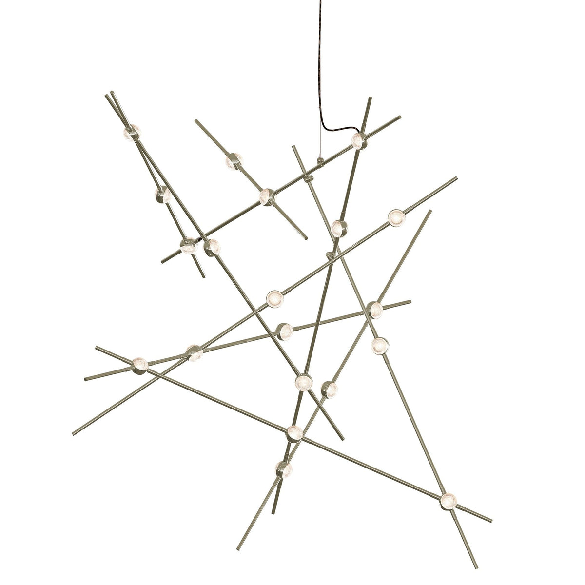 Constellation Aquila 37 1/4"W Satin Nickel LED Chandelier