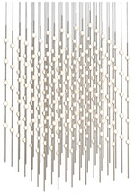 Constellation - Cosmic Cube 30" LED Pendant - Satin Nickel - White Acr