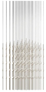 Constellation Cosmic Cube 30"W Satin Nickel 2700K White Lens LED Penda