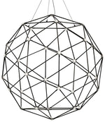 Constellation? 45"W Nickel 40-Light LED Pendant Light