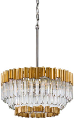 Corbett Charisma 20" Wide Gold Leaf Pendant Light