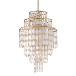 Giselle Chandelier, 24-Light, Delphine, Metal, Crystal Shade, 46"W (1-1962-24-18 ALVNZ)