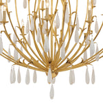 Corbett Prosecco 60" Wide Gold Leaf 24-Light Chandelier
