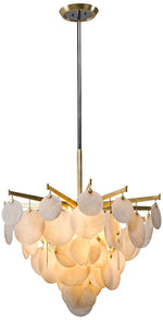 Corbett Serenity 34" Wide Gold Leaf LED Chandelier
