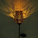 Creative Vintage Solar Outdoor Post Lights LED Garden Lights Pole Lamp Patio Lights