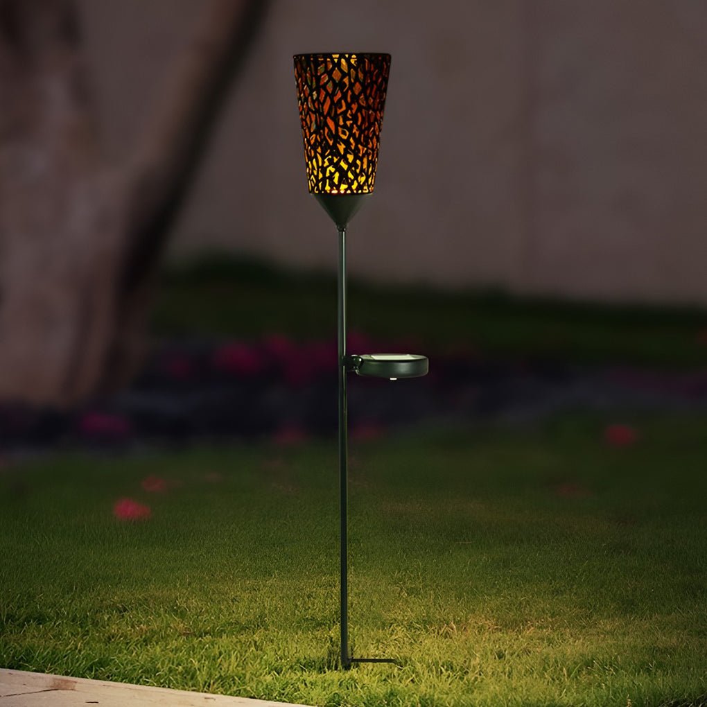 Creative Vintage Solar Outdoor Post Lights LED Garden Lights Pole Lamp Patio Lights