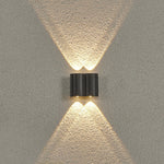 Creative Wave Arc Design Up and Down Lights LED Outdoor Wall Lights Wall Sconces Waterproof