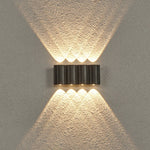 Creative Wave Arc Design Up and Down Lights LED Outdoor Wall Lights Wall Sconces Waterproof