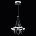 Crystal Empire 20 1/2"W Grizzly Black LED Pendant Light