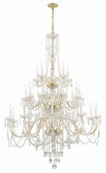 Traditional 25 Light Crystal Chandelier