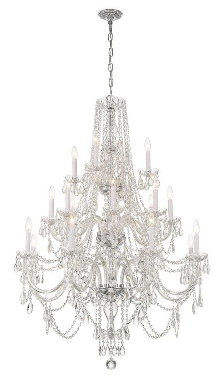 Traditional 20 Light Crystal Chandelier