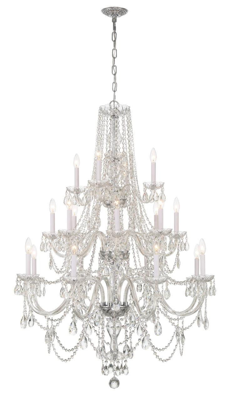 Traditional 20 Light Crystal Chandelier