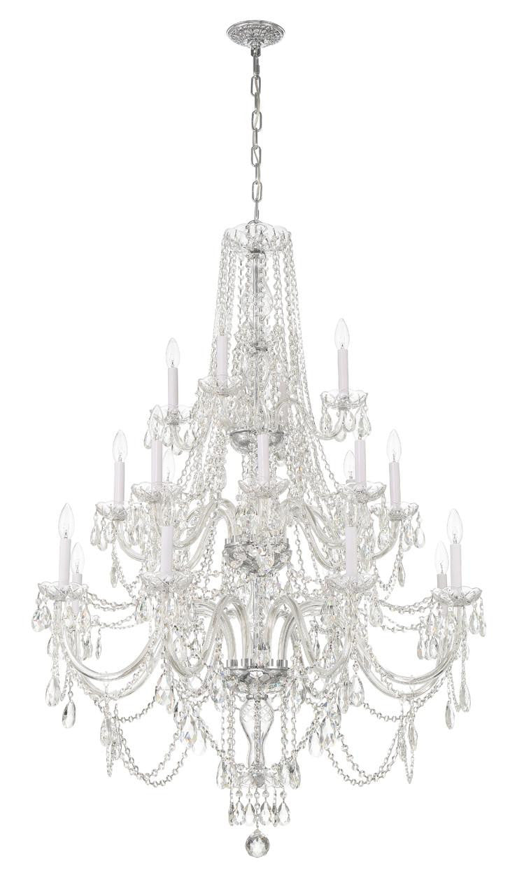 Traditional 20 Light Crystal Chandelier