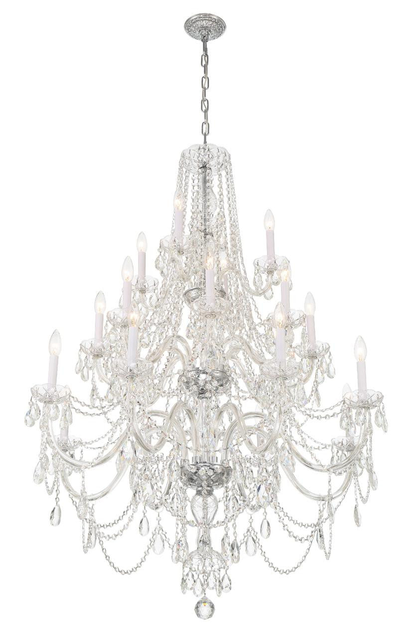 Traditional 20 Light Crystal Chandelier