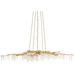Forest Light 10 Light Wrought Iron Chandelier with Crystal Accents