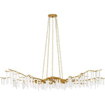 Forest Light 10 Light Wrought Iron Chandelier with Crystal Accents