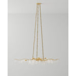 Forest Light 10 Light Wrought Iron Chandelier with Crystal Accents