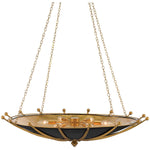 Fontaine 6 Light 41" Wide Wrought Iron Pendant