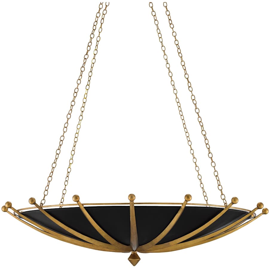 Fontaine 6 Light 41" Wide Wrought Iron Pendant