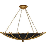 Fontaine 6 Light 41" Wide Wrought Iron Pendant