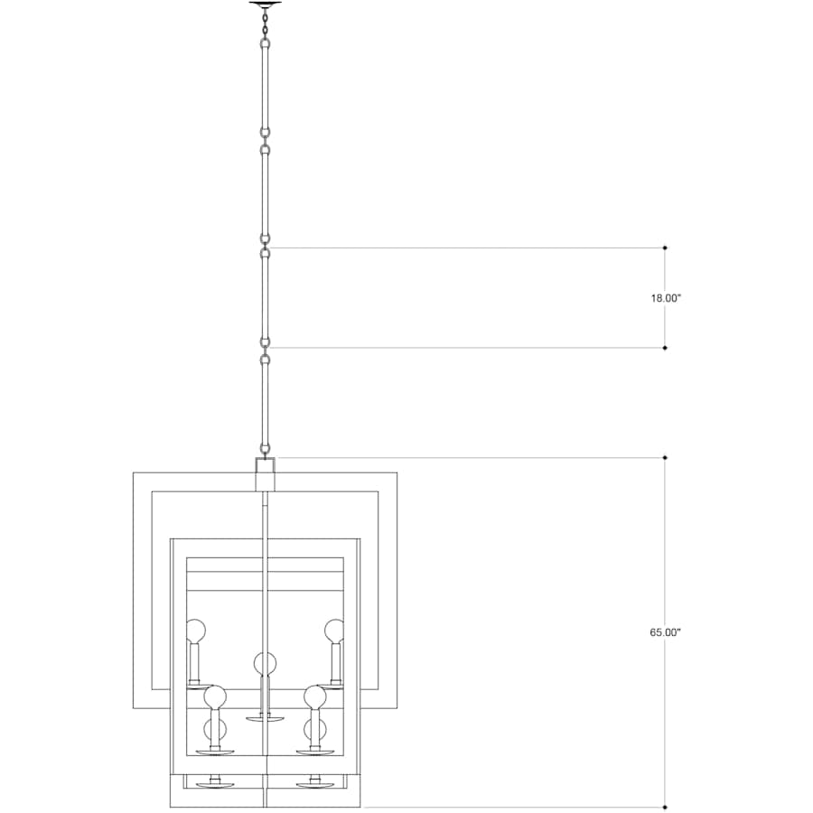 Middleton 8 Light 45" Wide Wrought Iron Chandelier