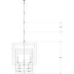 Middleton 8 Light 45" Wide Wrought Iron Chandelier