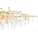 Forest 14 Light 60" Wide Semi-Flush Linear Ceiling Fixture