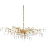 Forest Dawn 8 Light 61" Wide Crystal Chandelier