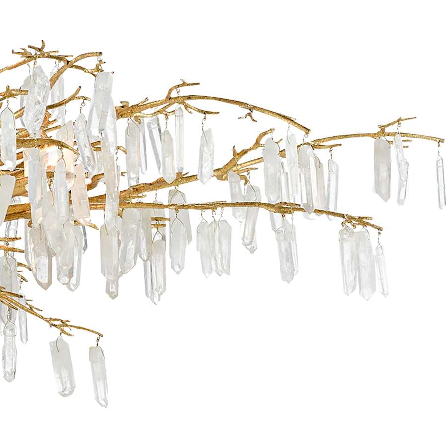 Forest Dawn 8 Light 61" Wide Crystal Chandelier