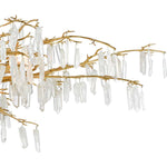 Forest Dawn 8 Light 61" Wide Crystal Chandelier