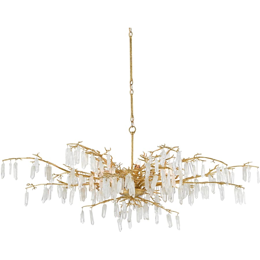 Forest Dawn 8 Light 61" Wide Crystal Chandelier