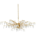 Forest Dawn 8 Light 61" Wide Crystal Chandelier