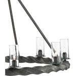 Orson 8 Light 45" Wide Wrought Iron Chandelier