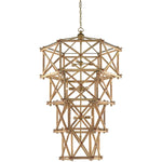 Kingali 10 Light 34" Wide Wrought Iron Chandelier