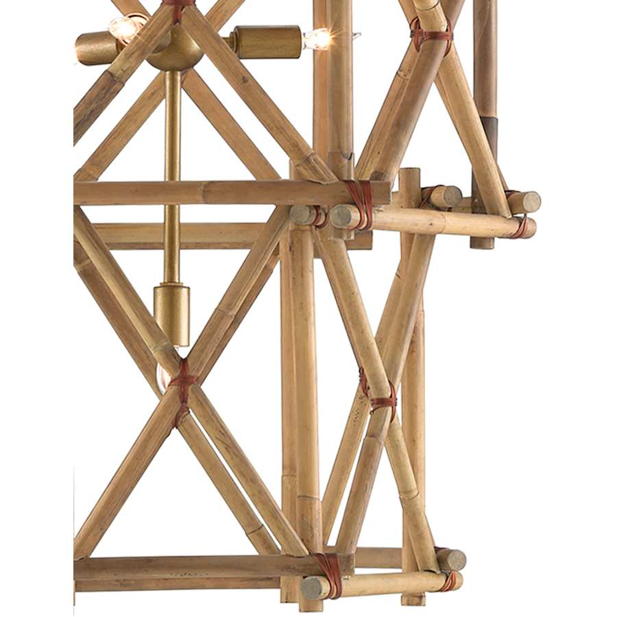 Kingali 10 Light 34" Wide Wrought Iron Chandelier