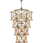 Kingali 10 Light 34" Wide Wrought Iron Chandelier